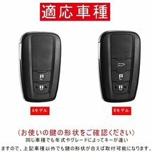 トヨタ適用 スマートキーケース TOYOTA対応 キーケース 汚れ 滑り 傷 防止 全面保護 C-HR プリウス 50系 キーカバー☆カラー/2色選択/1点_画像2