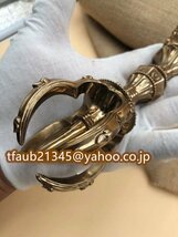 「密教法具 寺院用仏具」真言宗 五鈷杵 お盆用品 仏具 お彼岸 仏教芸術品 磨き仕上げ 銅製 長さ23cm_画像4