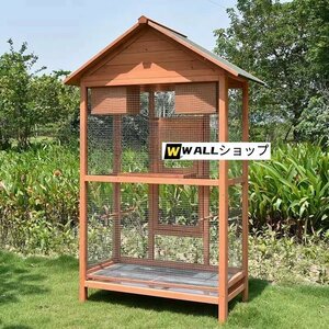  bird cage holiday house breeding cage bird is . small animals cage construction type natural Japanese cedar material . corrosion material outdoors wooden 