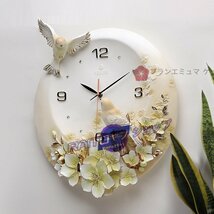 美品★壁掛け時計 鳥 高級 豊富なデザイン おしゃれ 室内芸術_画像2