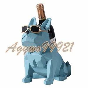  craft manner bru dog wine rack shelf equipment ornament resin pitobru dog wine holder display interior equipment ornament 