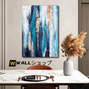 Art hand Auction Pure hand-painted painting, gold leaf, luxurious, living room hanging, entrance decoration, hallway mural, Artwork, Painting, others