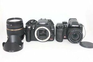 【カメラ2台＋レンズ1本まとめ売り】Canon・PENTAX・TAMRON #0093-592