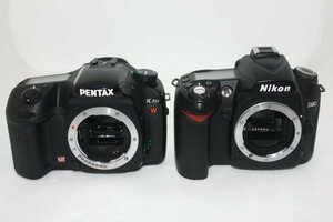 【カメラ2台まとめ売り】Nikon D90・PENTAX K20D #0093-632