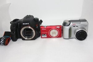 【カメラ3台まとめ売り】SONY・Nikon・Olympus #0093-634