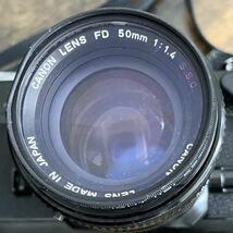 Canon キャノン AE-1 F1.4 50mm・Canonレンズ F2.8 28mm・SPEEDLITE 155A フィルムカメラ 一眼レフカメラ _画像3