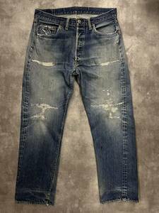 神サイズ60s LEVIS 501 BIGE （ビッグE）タイプ初期雰囲気抜群W86cmヴィンテージ ビンテージ オリジナル赤耳66前期後期501xxWネーム