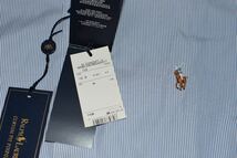 新品 ラルフローレン 襟42 ブルー系　長袖　ワイシャツ メンズ ビジネス タグ付き_画像2