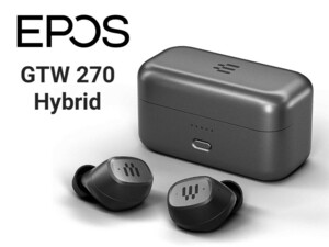 EPOS GTW 270 Hybrid ワイヤレス ゲーミング イヤホン、Bluetoothワイヤレス & USB-C-ドングル ノイズ低減効果の密閉型 デュアルマイク