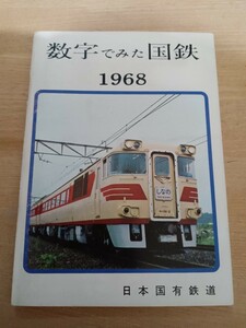 【鉄道資料】数字で見た国鉄 昭和43年10月　日本国有鉄道 キハ181 しなの（電車　鉄道　冊子 カタログ パンフレット 本 非売品 貴重　稀少