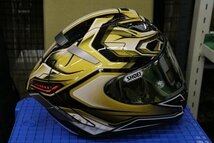 SHOEI X-FOURTEEN AERODYNE TC-9 Lサイズ シールド一部難あり 未使用品_画像2