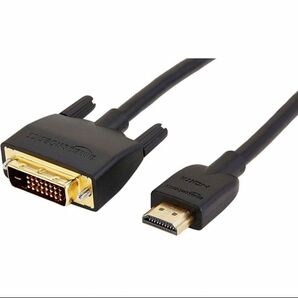 Amazonベーシック HDMI-DVI 0.9m (タイプAオス - オス) ケーブル オス 双方向 端子 スピード ブラック