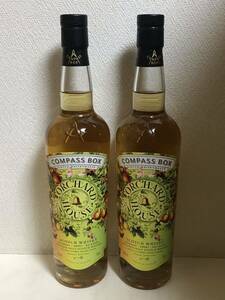 2本セット COMPASS BOX コンパスボックス ORCHARD HOUSE オーチャードハウス ブレンデッド モルト ウイスキー 46% 700ml 