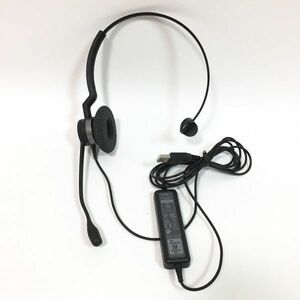 ★処分セール！動作確認済、保証付★Jabra Biz 2300 USB MS Mono コード付きヘッドセット HSC015