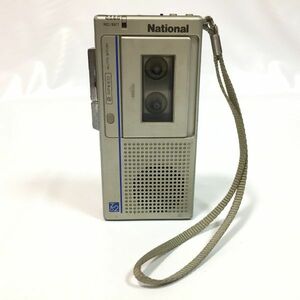 ◆現状品◆National ナショナル マイクロカセットレコーダー カセットテープレコーダー RN-Z02 (昭和レトロ)