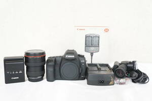 ⑤ Canon キャノン EOS 5D MarkⅡ デジタル一眼 デジタルカメラ ZOOM EF 20-35mm F2.8 L レンズ 他 まとめてセット 7010308011