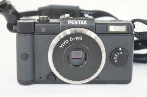 PENTAX ペンタックス Q ブラック ボディ ミラーレス一眼 デジタルカメラ バッテリーのみ付属 4511026041