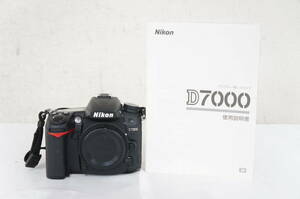 ① Nikon ニコン D7000 ボディ デジタル一眼レフ デジタルカメラ バッテリー 使用説明書付き 4511136021