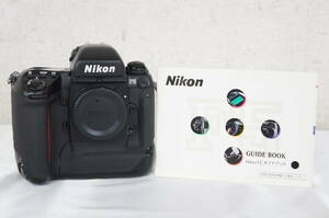 ⑤ Nikon ニコン F5 ボディ 一眼レフ フィルムカメラ ガイドブック付き 4511136021