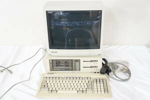 SHARP シャープ MZ-2521 パーソナルコンピュータ MZ-1D22 カラーディスプレイ セット 2個口発送 2611221411