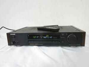 ② SONY ソニー ST-S333ESG FM/AMステレオチューナー オーディオ機器 リモコン付き 9711211491