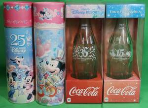 コカ・コーラ TDR/TDS コカ・コーラ アニバーサリー ボトル 4種セット 東京ディズニーリゾート