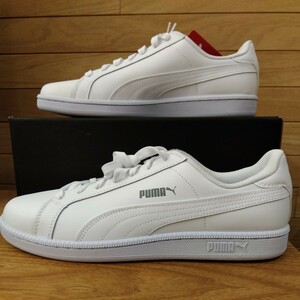 28cm 新品正規品 PUMA　プーマ SMASH L スマッシュ L 356722 02　メンズ　スニーカー　ホワイト　レザー