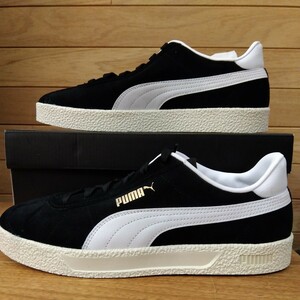 26cm 新品正規品 PUMA　CLUB　 スウェード　プーマ　クラブ　 ブラック/ホワイト　スエード　メンズ　スニーカー　高価格モデル