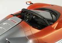 ＜予約品＞　BBR 1/18 Ferrari Daytona SP3 Icona series Metallic Matt Silver and Met Orange　フェラーリ　デイトナ　P18214ST_画像7