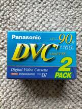 Panasonic　ミニDVカセット60分　2PACK　新品_画像1