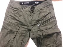 G-STAR RAW ROVIC ZIP CARGO 34インチ　オリーブ　ジースターロウ　ロビックジップカーゴテーパード_画像4