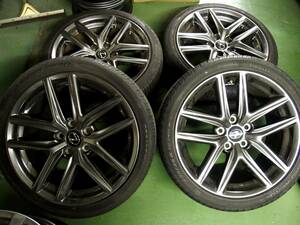 20 レクサス IS Fスポーツ　純正 225/40R18 255/35R18 夏タイヤ 