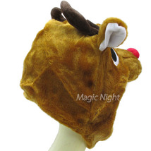 トナカイ 着ぐるみキャップ クリスマス かぶりもの 鹿 動物 帽子 グッズ_画像3
