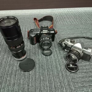 北山10月No.18 カメラ Nikon minolta ニコン ミノルタ レンズ komura まとめて 動作未確認 フィルムカメラ レフカメラ