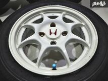 希少!!●ホンダ 純正 DC2 インテグラ タイプR 96スペック 15インチ 6J +50 PCD114.3 4H ホイール 4本セット タイヤ付 シビック カプチーノ_画像2