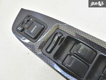 保証付 ホンダ 純正 CL1 アコード ユーロR フロント カーボン調 パワーウインドウスイッチ P/Wスイッチ 右 右側 運転席側 即納_画像3