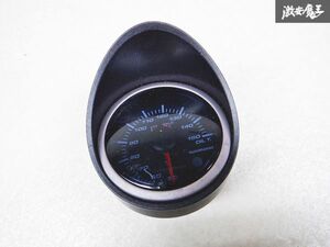 実動外し！ 保証付 AUTOGAUGE オートゲージ 油温計 OIL TEMP 温度計 52φ 電子式 メーター 追加メーター