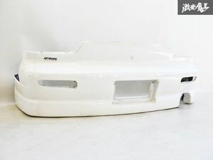 ▲売り切り 社外 FD3S RX-7 RX7 FRP製 エアロ リア リヤ バンパー 外装 白 ホワイト ソリッド 即納