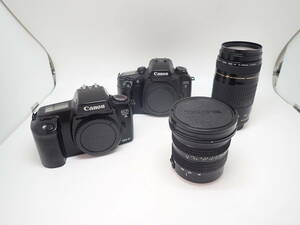 43080 ★ Canon EOS7 EOS1000S QDP / レンズ 75-300mm 1:4-5.6 Tokina AF 19-35mm 1:3.5-4.5 カメラ おまとめ4点 ★ 中古品