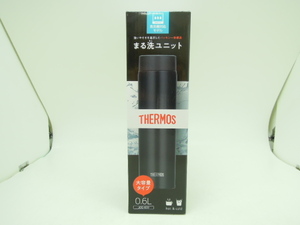 43138 ★ サーモス THERMOS 食洗機対応モデル 水筒 真空断熱ケータイマグ 600ml ブラック JOQ-600 ★ 未使用