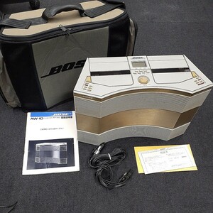 ジャンク BOSE ボーズ AW-1D Acoustic Wave Stereo Music System アコースティック ウェーブ ミュージック システム ケース説明書付 zejま