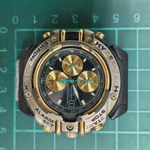 [不動ジャンク品]本体のみ　メンズ腕時計 クォーツ SEIKO ALBA クロノグラフ ALBA HYPER-TECH Y182-6000 zejみ_画像1