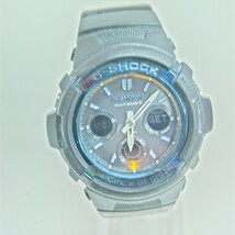 CASIO カシオ G-SHOCK ジーショック MULTI BAND 6 マルチバンド6 AWG-M100A メンズ 腕時計 アナデジ タフソーラー 電波時計 動作品 zejみ_画像2