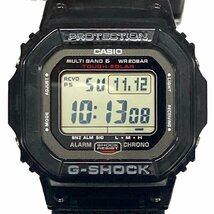 CASIO カシオ G-SHOCK 電波ソーラー腕時計 GW-S5600U-1JF ブラック カーボンファイバーインサートバンド 稼働品 【中古】 K2310K244_画像1