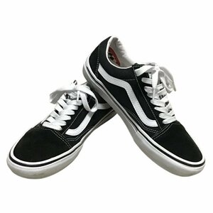 VANS OLD SKOOL バンズ オールドスクール スニーカー ローカット ブラック 26.5cm 中古 良品 メンズ キャンバス I2310K468