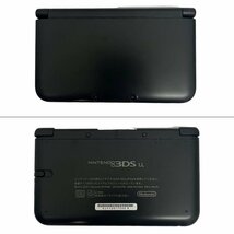 Nintendo 3DS LL SPR-001 ブラック ソフト (モンスターハンターXX) 付属 動作品 初期化済み ゲーム 小型 【良品】 U2310K733_画像2