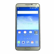 SAMSUNG GALAXY Note3 SCL22 ホワイト 32GB au 〇判定 スマホ アンドロイド SIMロック解除対象外 【中古】 U2310K442_画像1