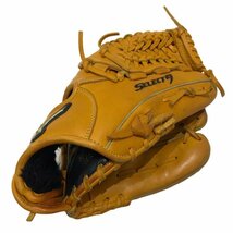 MIZUNO ミズノ 野球グラブ グローブ セレクトナイン STEER SOFT PT0719 R20810 軟式用 送料520円 イエローレザー 【中古品】 U2311R5_画像1