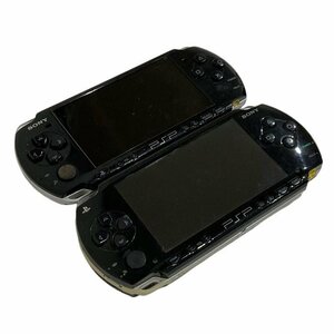 PSP プレイステーション・ポータブル PSP-3000 + PSP プレイステーション・ポータブル PSP-1000 2台セット ジャンク 返品不可 N2311K2102