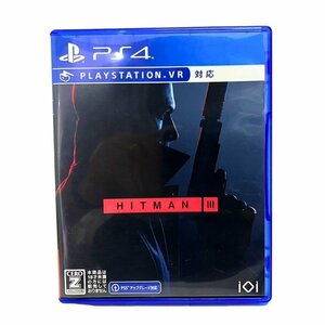 PlayStation4 ソフト Hitman 3 VR対応 ヒットマン プレステ PS4 ステルスアクション 【美品】 U2311R34